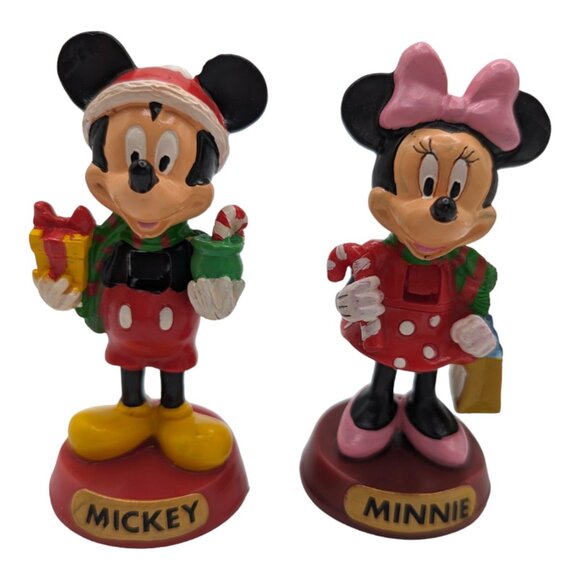 Disney Other - Kurt Adler 4" Disney Mickey & Minnie Mouse Miniature Nutcrackers